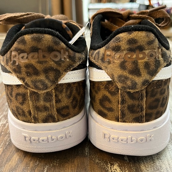 Reebok Club C Double Revenge Leopard Print Shoes Woman Size 7 (FW7952). NWT. - Picture 2 of 11